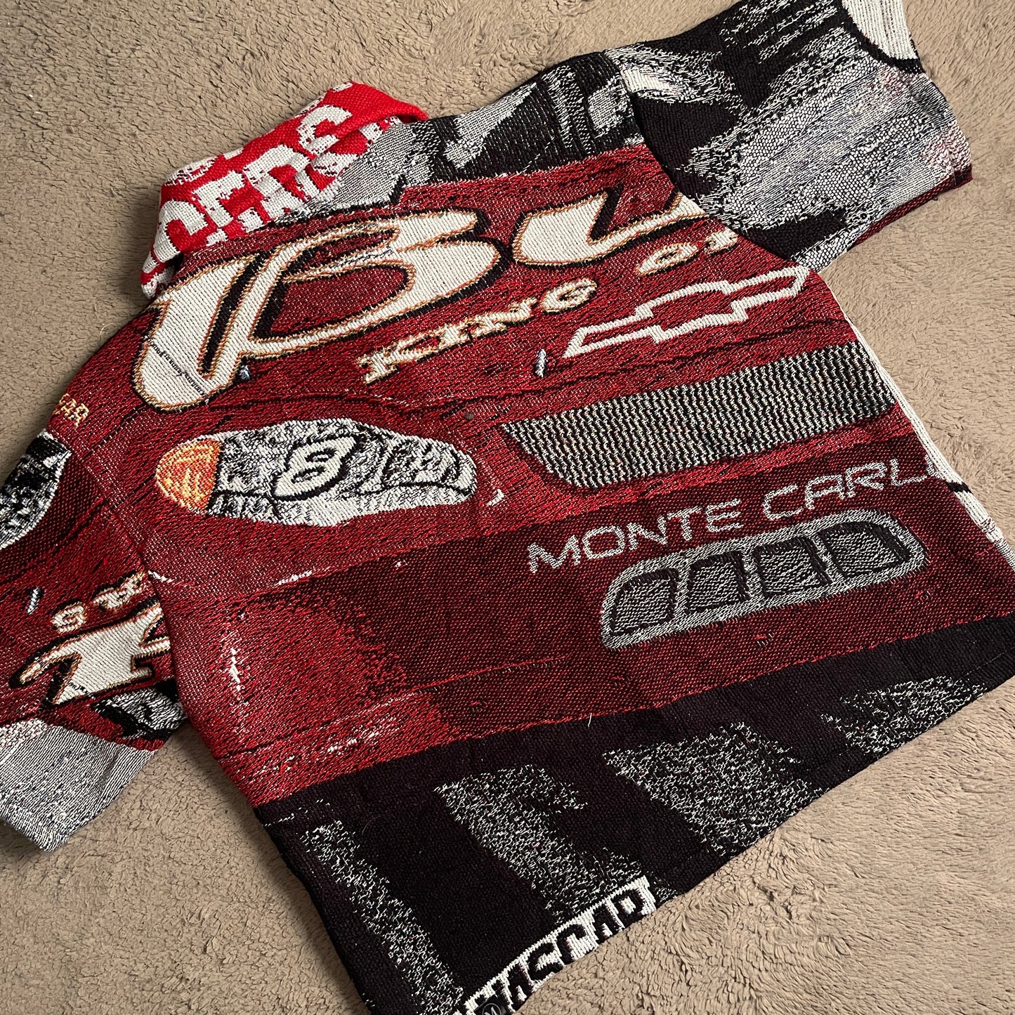 Nascar Woven Tapestry Short Sleeve Jacket (XL)