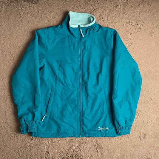 Cabela's Fleece Lining Windbreaker Jacket (S)