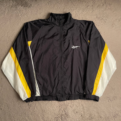 Vintage Reebok Three-tone Windbreaker Jacket (L)