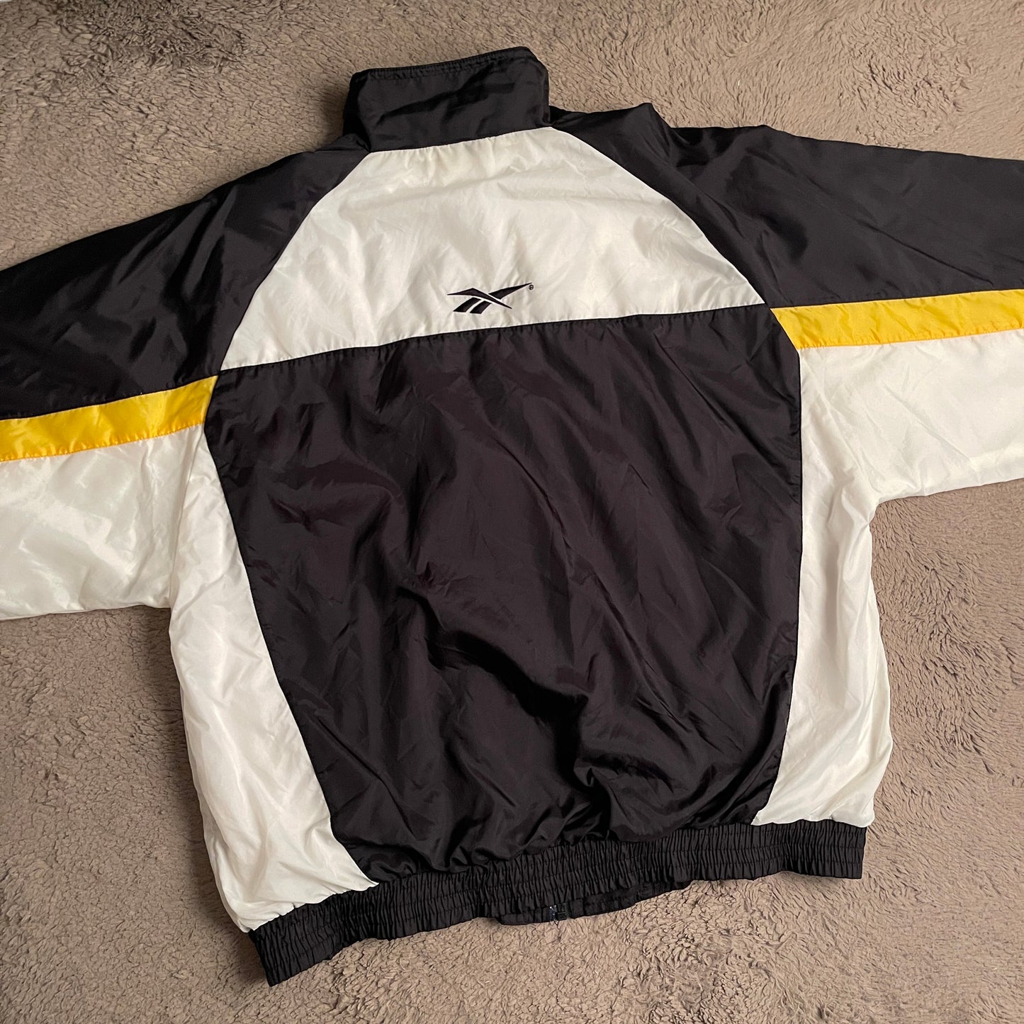 Vintage Reebok Three-tone Windbreaker Jacket (L)