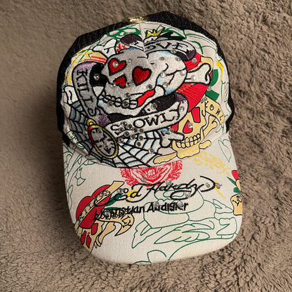 Ed Hardy Hat with Rhinestones