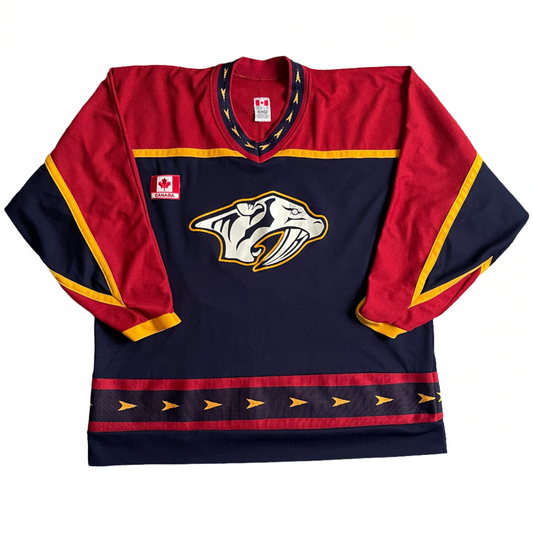 Vintage NHL Nashville Predators Hockey Jersey Shirt (XL)