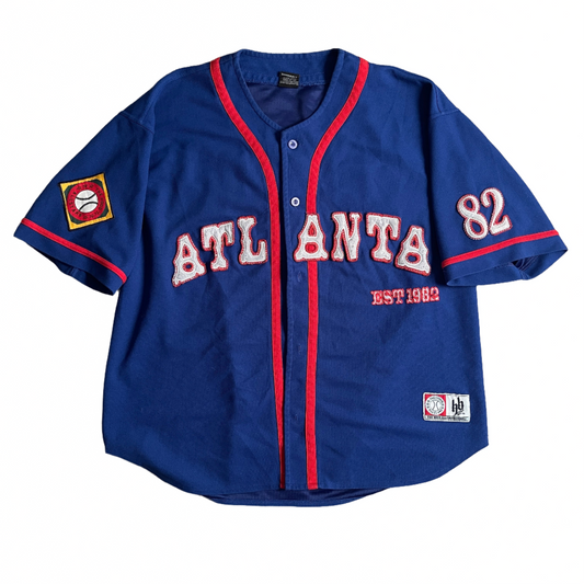 Vintage Hoodboyz Atlanta Maillot Baseball Jersey (2XL)