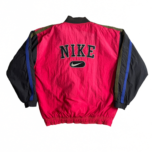 90's Nike Spellout Swoosh Vintage Bomber Jacket (XL)