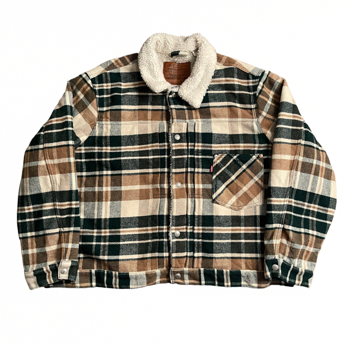 Levi's Plaid Sherpa Jacket (2XL)