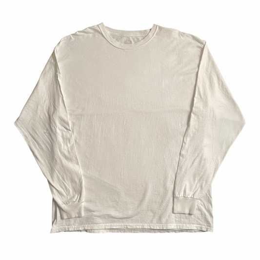 FOTL White Plain Long Sleeves Shirt (L)