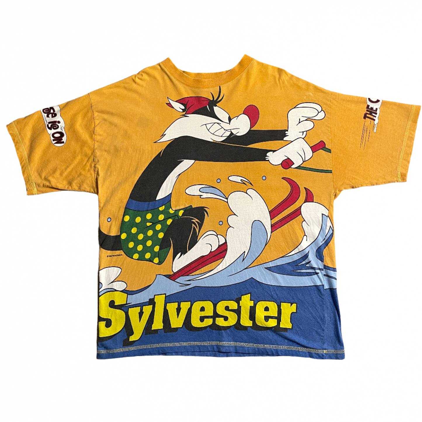 Vintage 1996 Looney Tunes Sylvester & Tweety "The Chase is On" Tee (2XL)