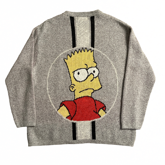 Vintage The Simpsons "Bart" Knitted Crewneck (XL)