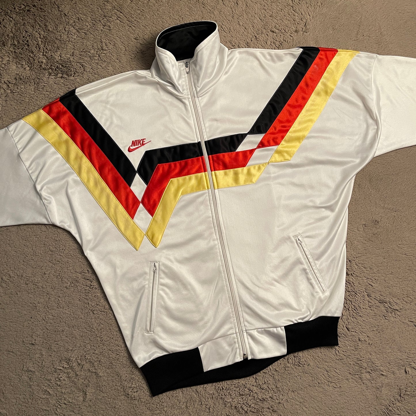 Vintage Nike 1988/90 West Germany Football Track Jacket (XL)