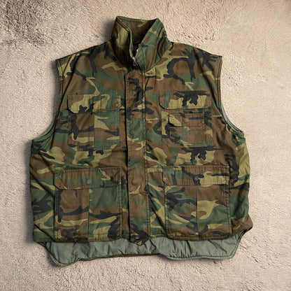 Camouflage Puffer Vest (XL)