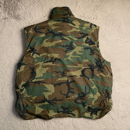 Camouflage Puffer Vest (XL)