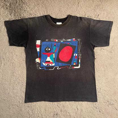 Vintage 1993 Joan Miro Abstract Art Tee (M)