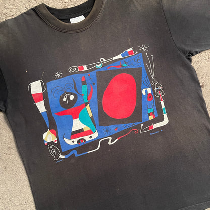 Vintage 1993 Joan Miro Abstract Art Tee (M)