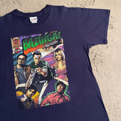 The Big Bang Theory "Bazinga!" Comic Tee (L)