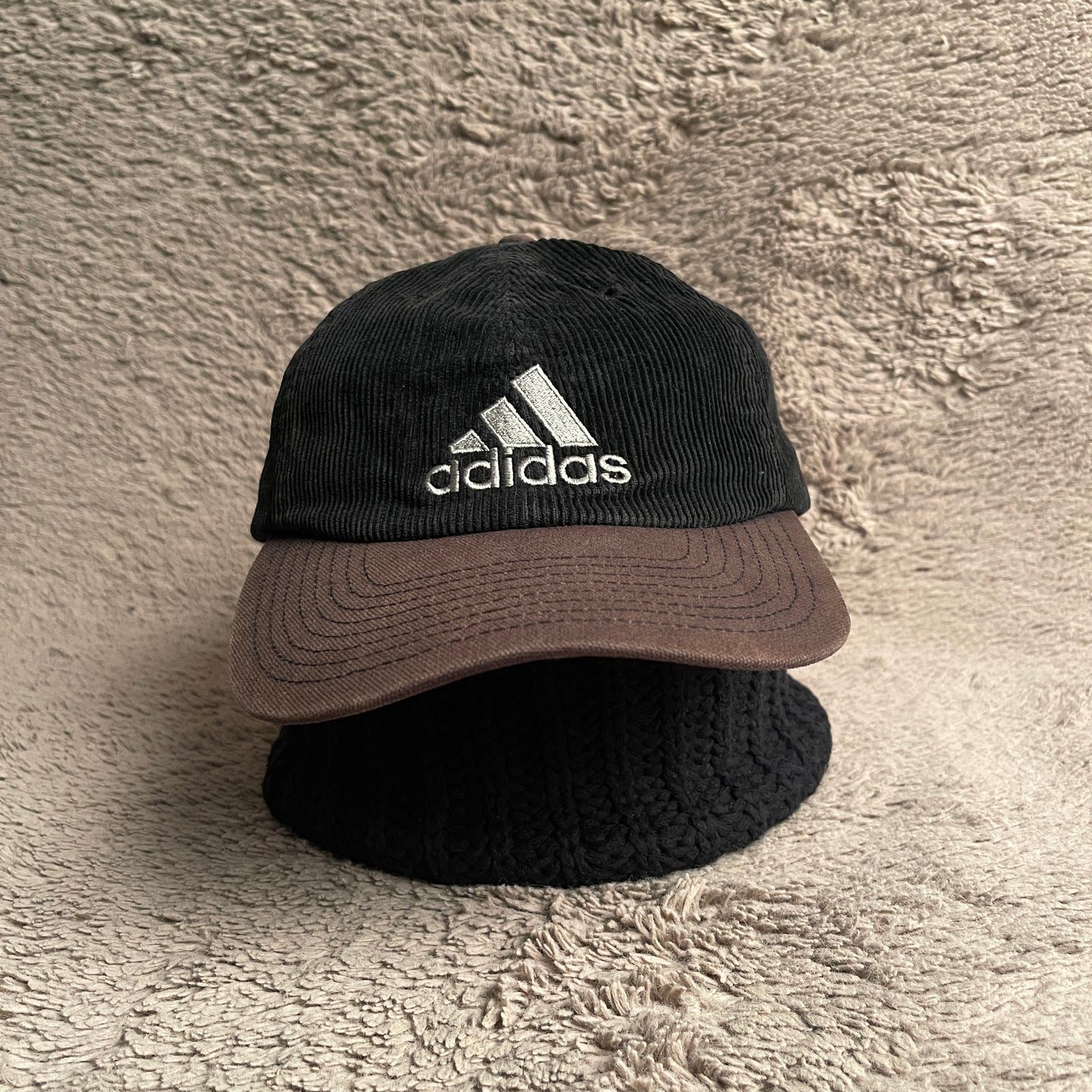 Adidas ChocoBrownxBlack Corduroy Hat