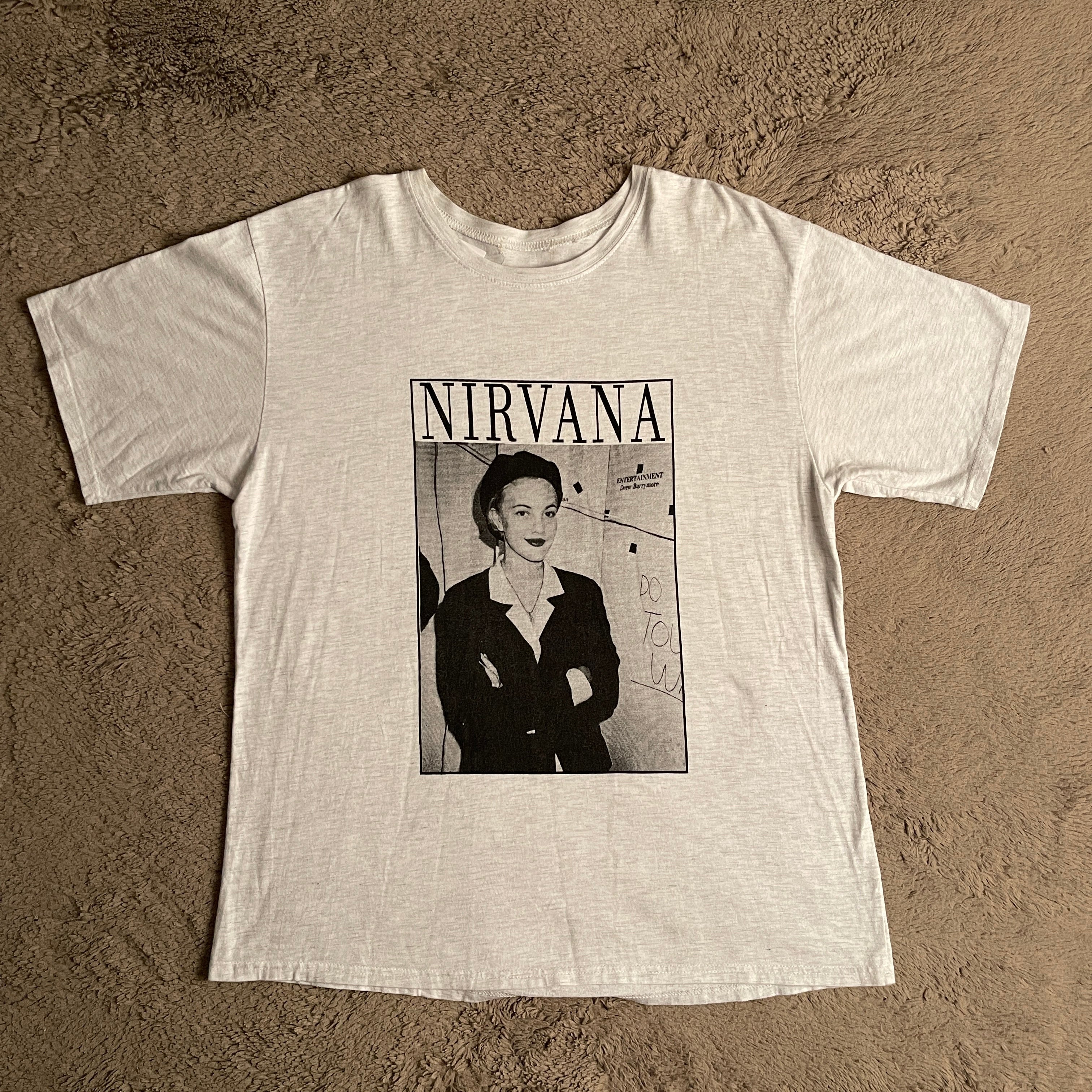 NIRVANA x Drew Barrymore Tee (XL) – ThriftsomeDXB