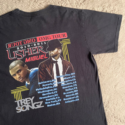 Usher w/ Trey Songz & Miguel OMG Tour Tee (M/L)