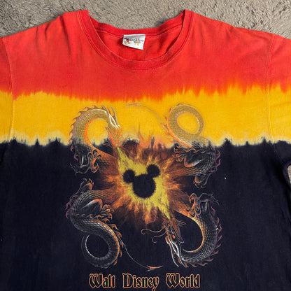 Vintage Walt Disney World Dragon Tie dye Tee (XL)