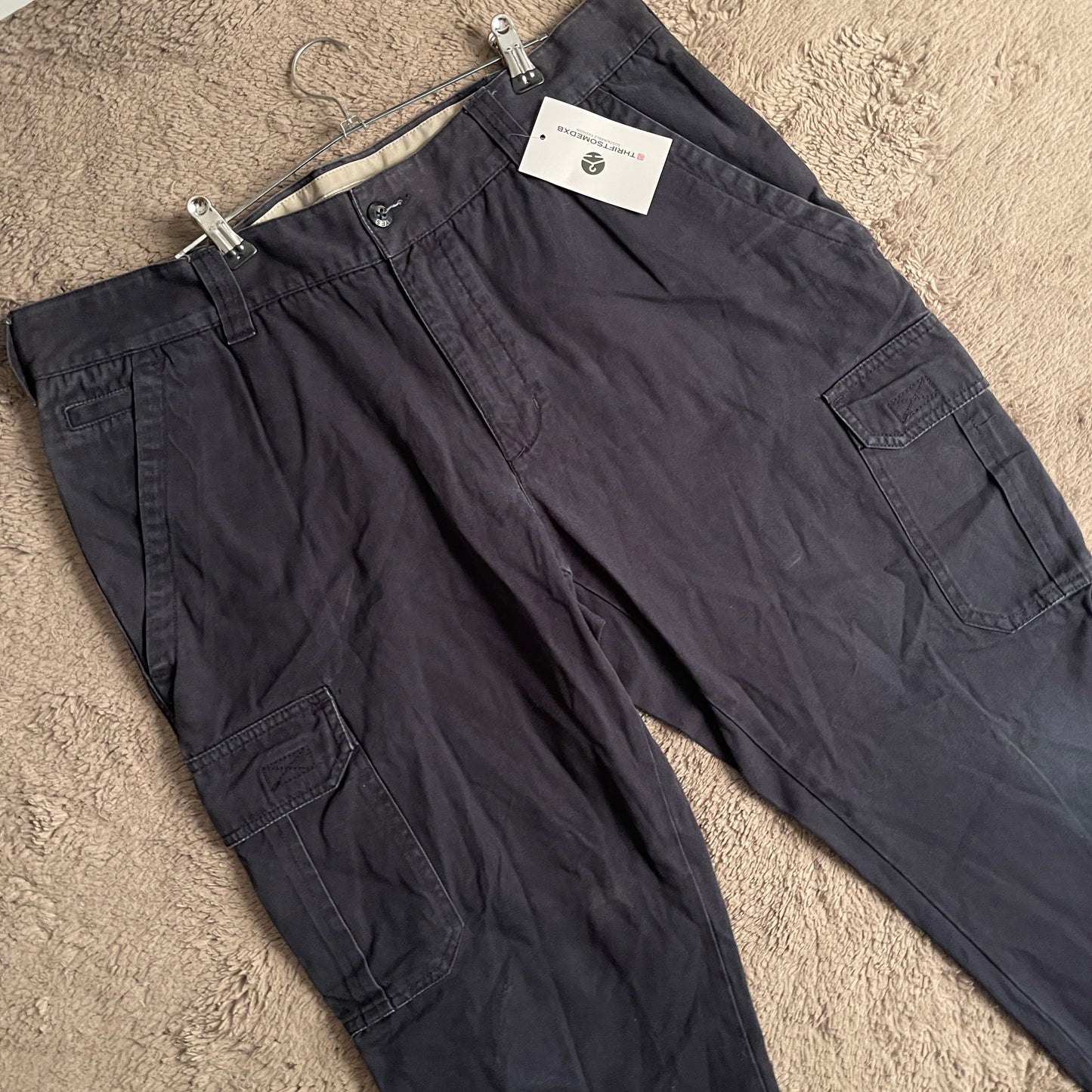 Navy Blue Cargo Pants (W38/L40)