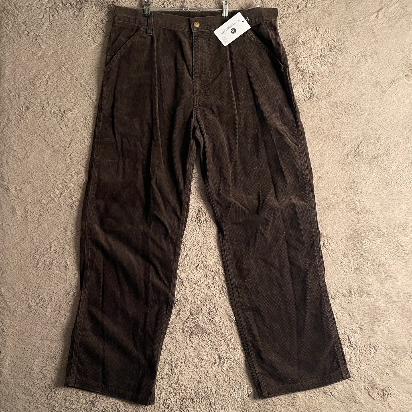 Carhartt Chocolate Brown Corduroy Pants (W36/L41)