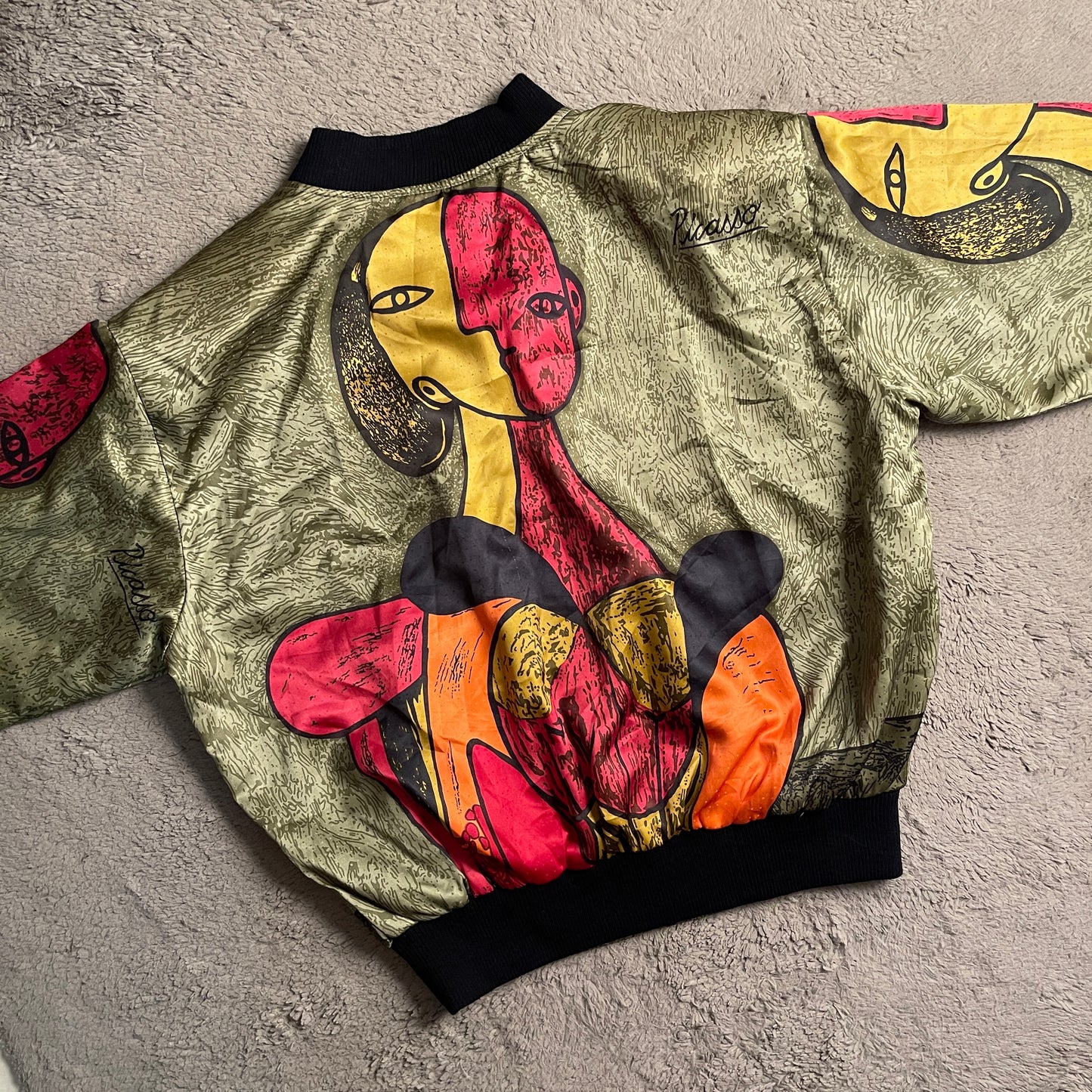 80's Vintage Picasso Full Zip Jacket (L-XL)