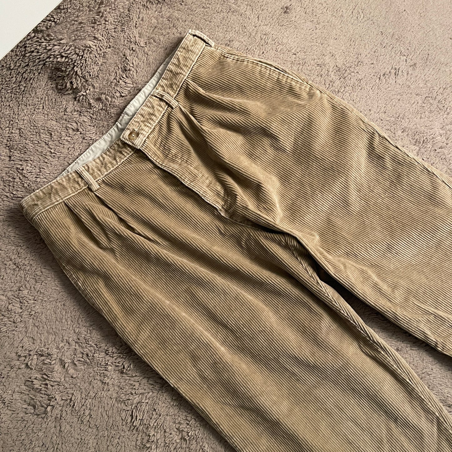 Khaki Corduroy Pants (W33xL44)