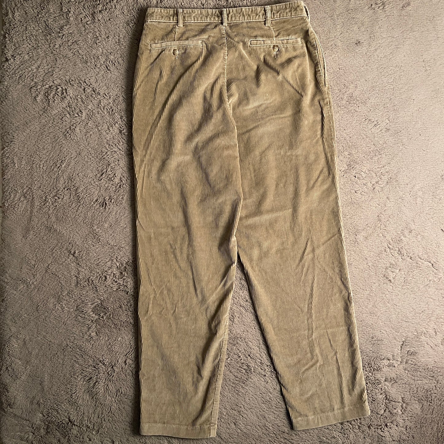 Khaki Corduroy Pants (W33xL44)