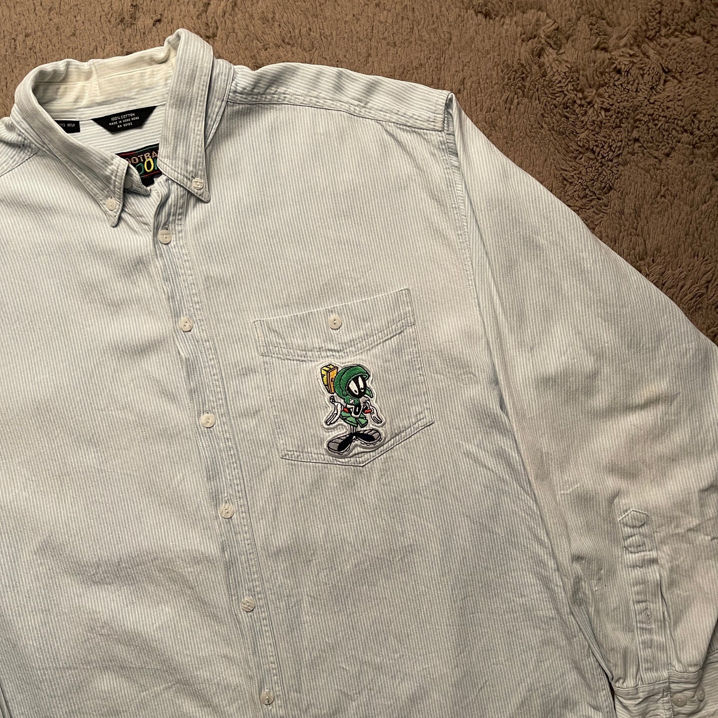 Looney Tunes Cartoon Characters Button down Vintage Shirt (L)