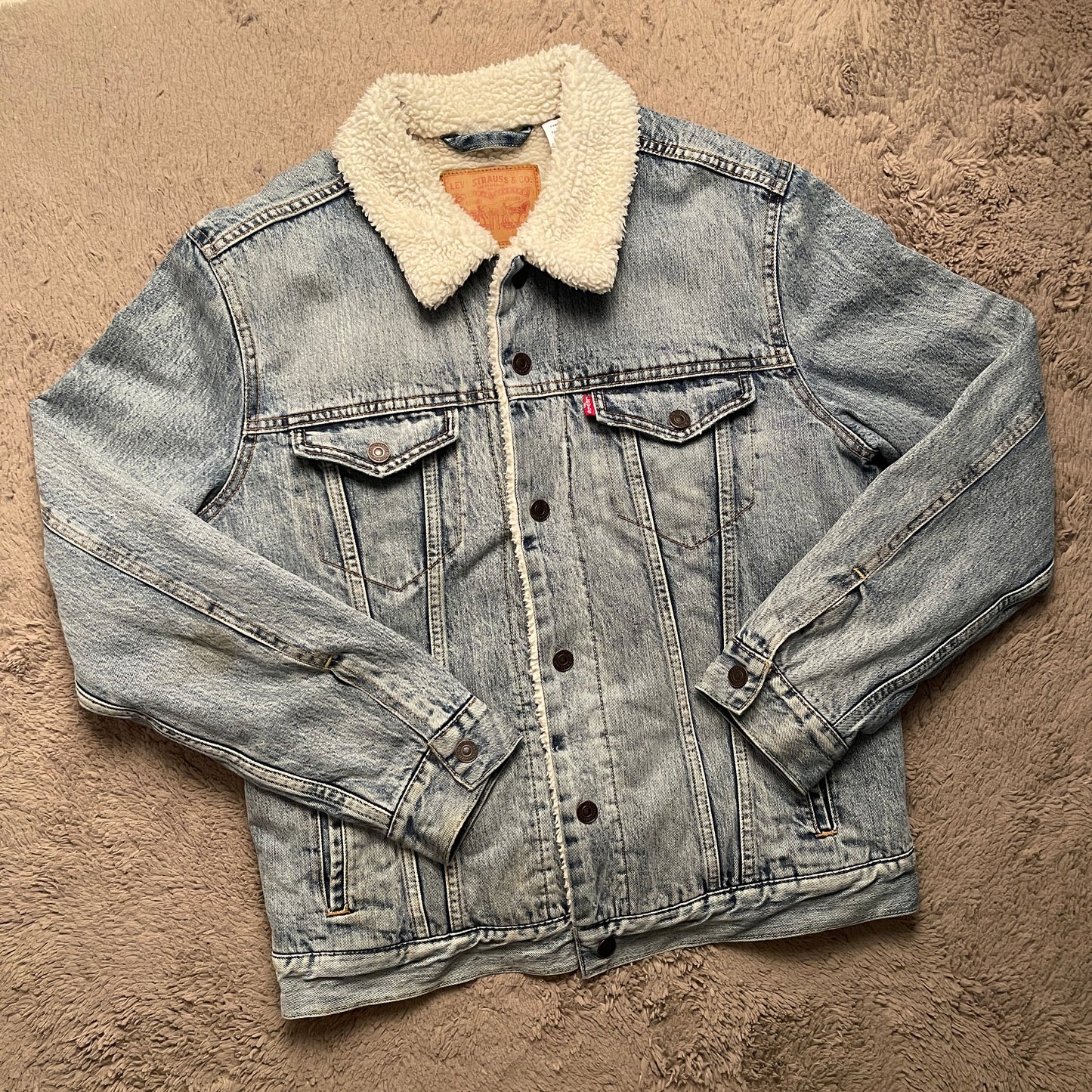 Levi's Sherpa-Denim Jacket (M)