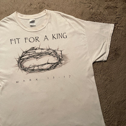 'Fit For A King' Mark 15:17 Jesus Tee (XL)