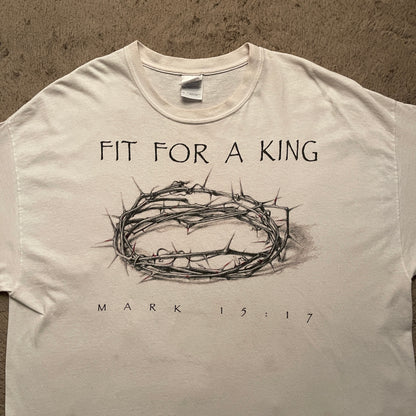 'Fit For A King' Mark 15:17 Jesus Tee (XL)