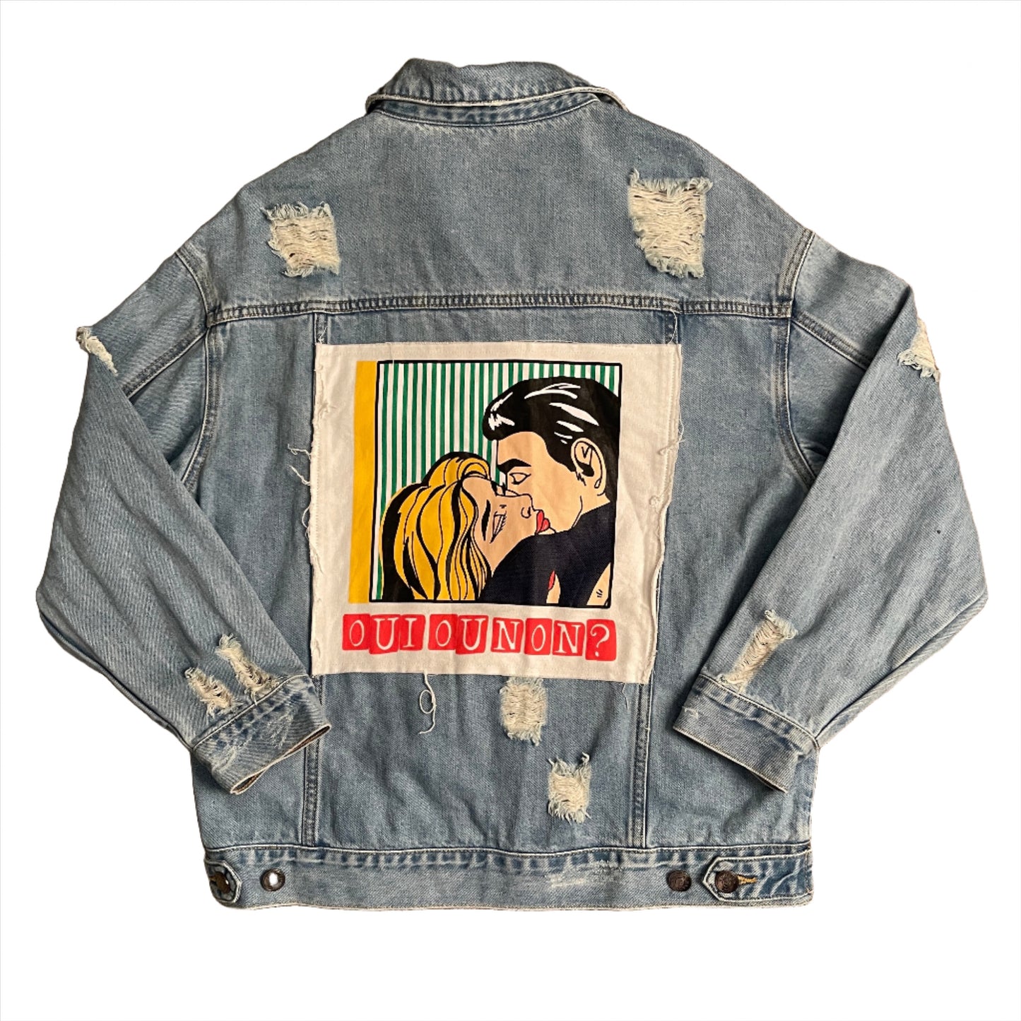 Annakro Series Ripped Denim Jacket (M)