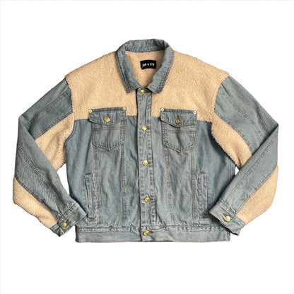 Sherpa Denim Jacket (L)