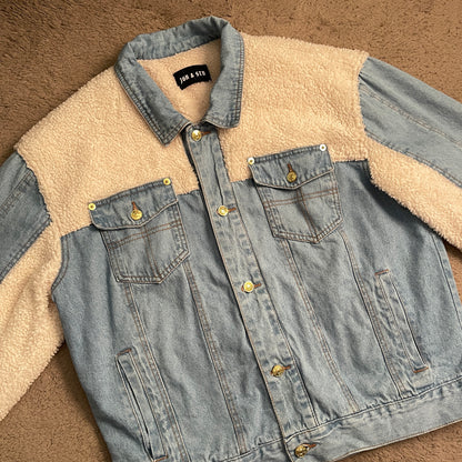 Sherpa Denim Jacket (L)