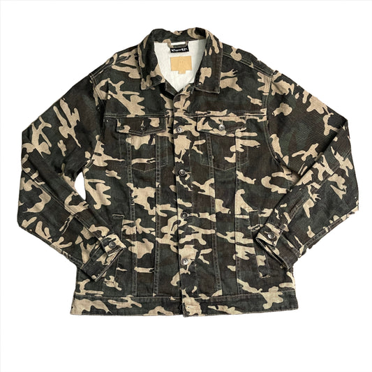 Camouflage Denim Jacket (L)