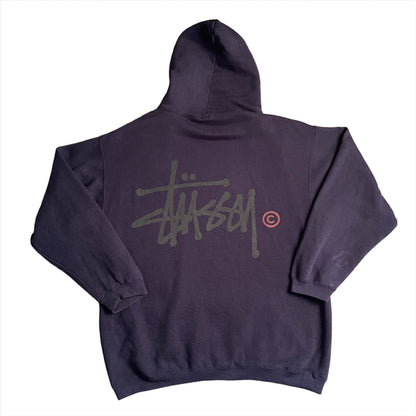 Stussy Navy Blue Hoodie (XL)