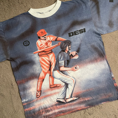 Desi Baseball AOP Tee