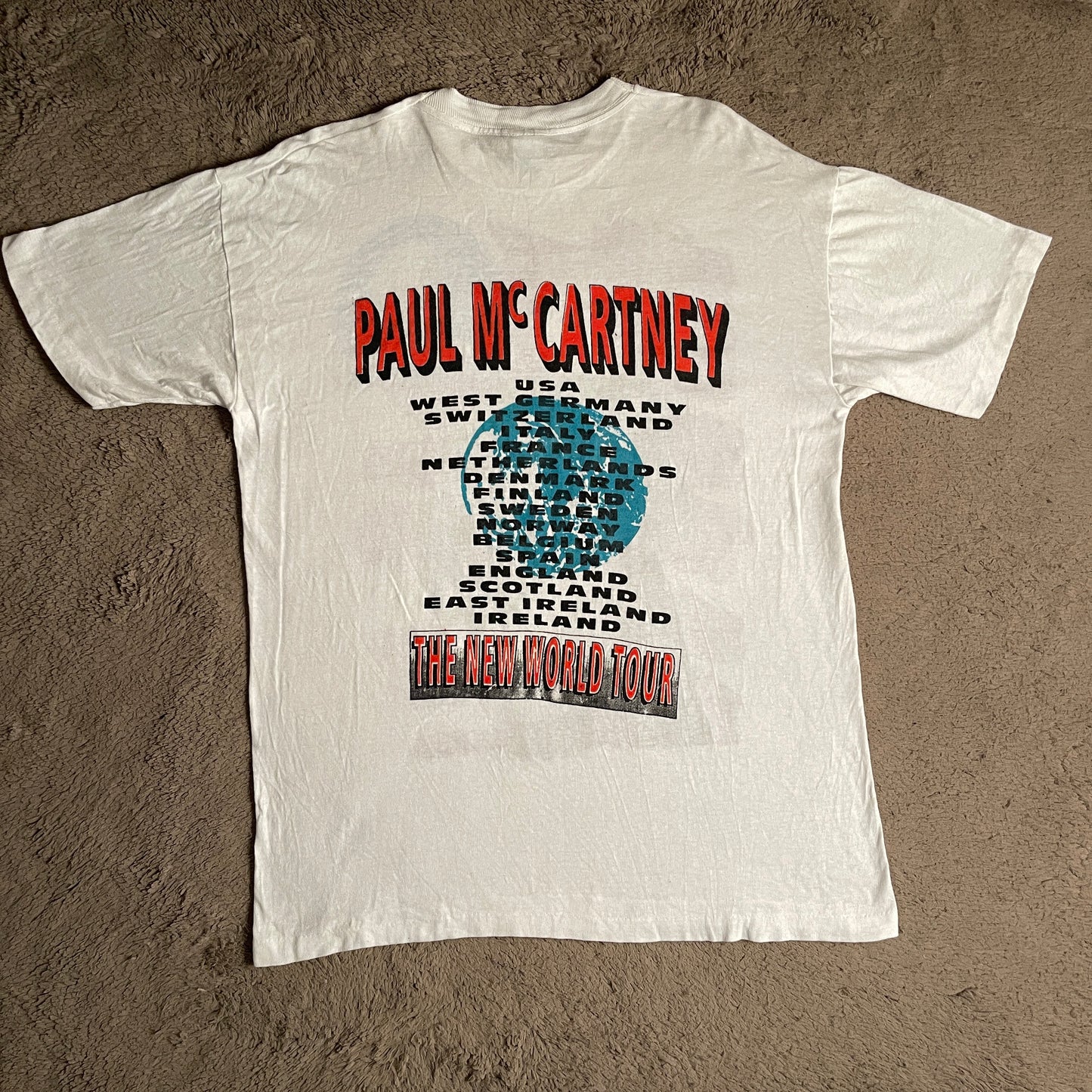 Paul Mccartney World Tour Tee (XL)