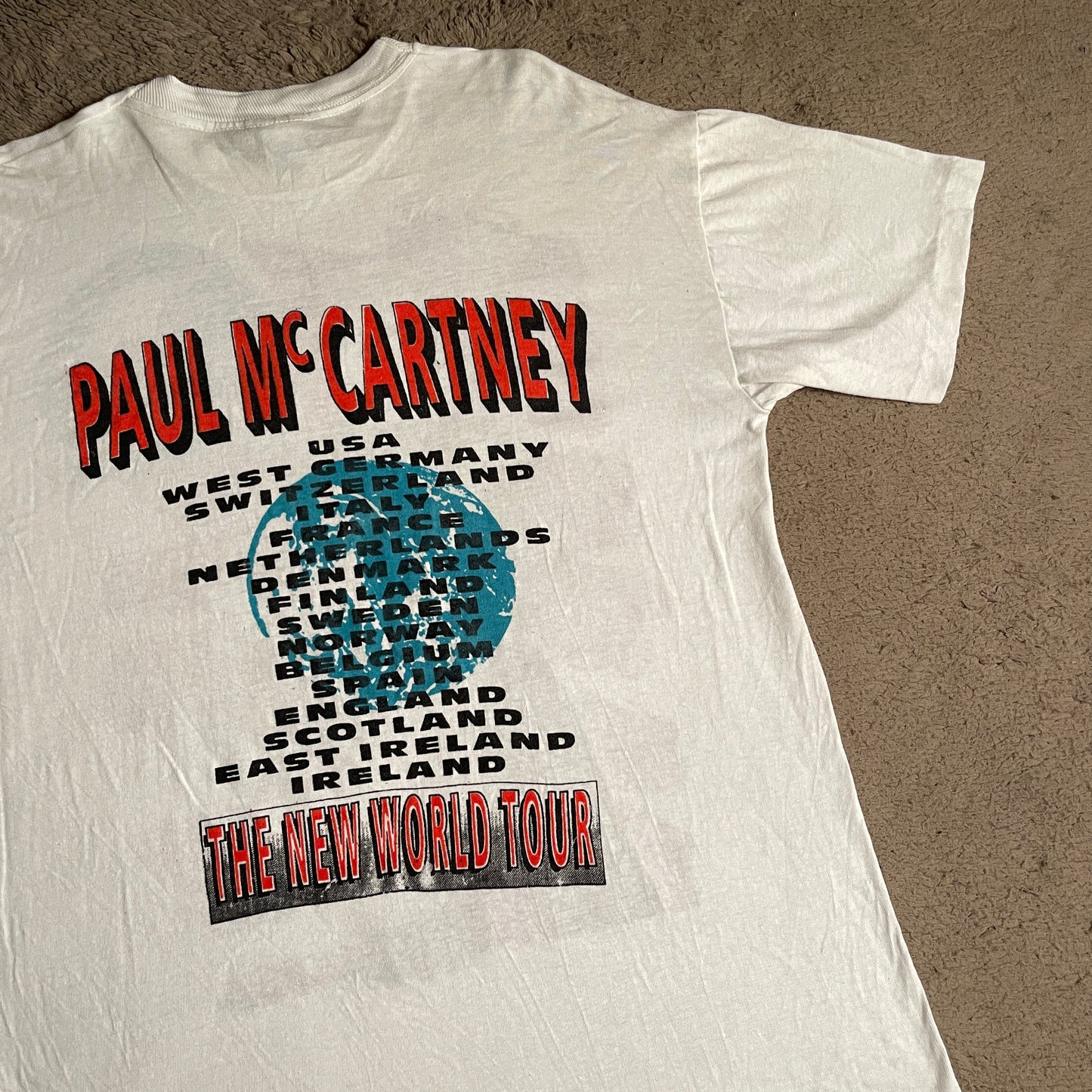 Paul Mccartney World Tour Tee (XL)