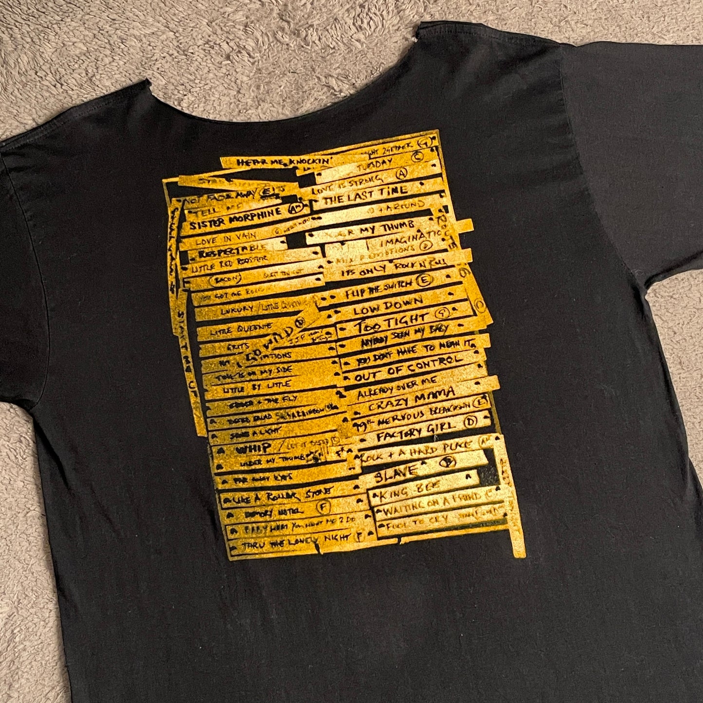 1997 Rolling Stones Gold Tour Tee (L)