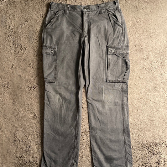 Light Grey Carhartt Relaxed Fit Cargo Pants (W36xL43)