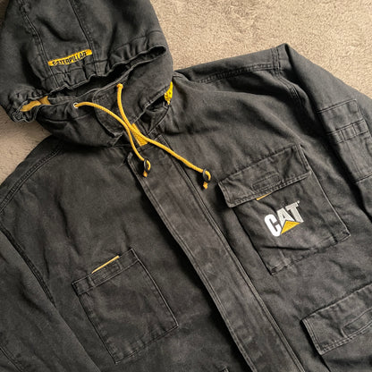 Caterpillar Workwear Hoodie Vintage Jacket (M on tag but fits to XL)