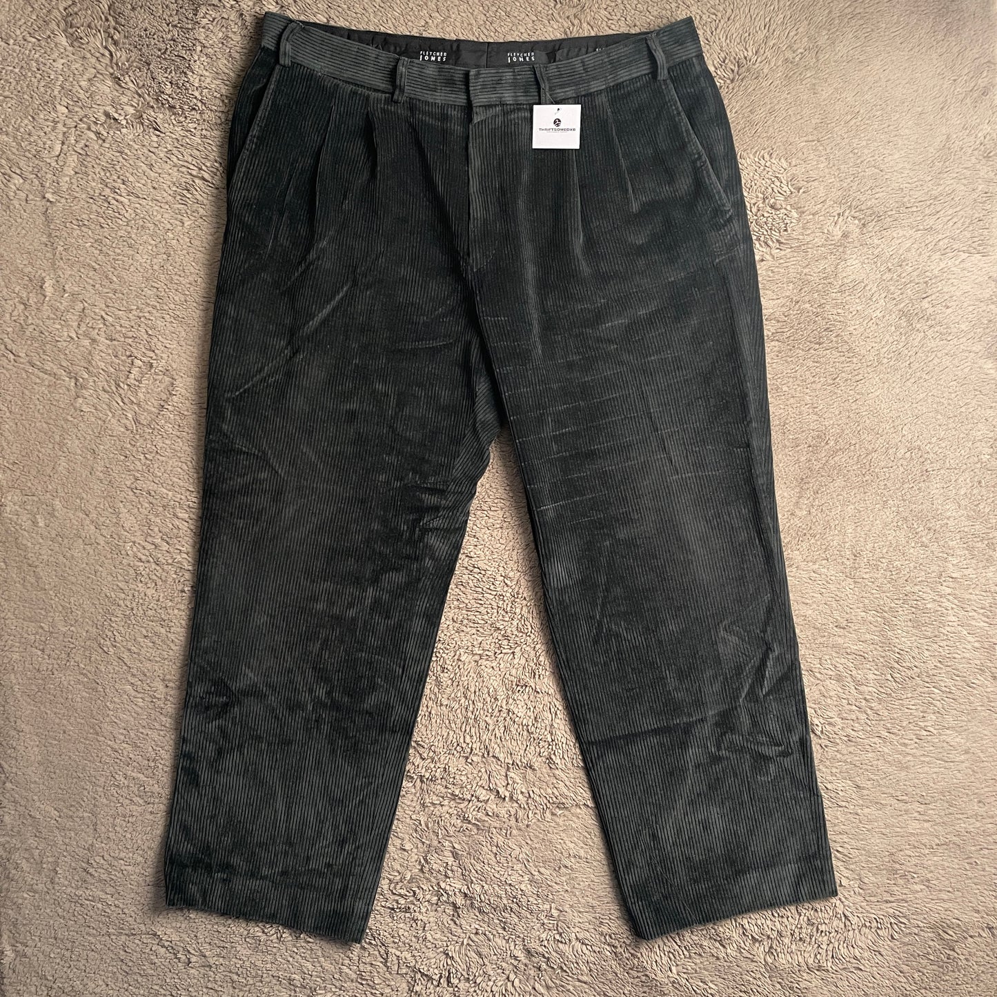 Fletcher Jones Black Corduroy Pants (W40xL40)