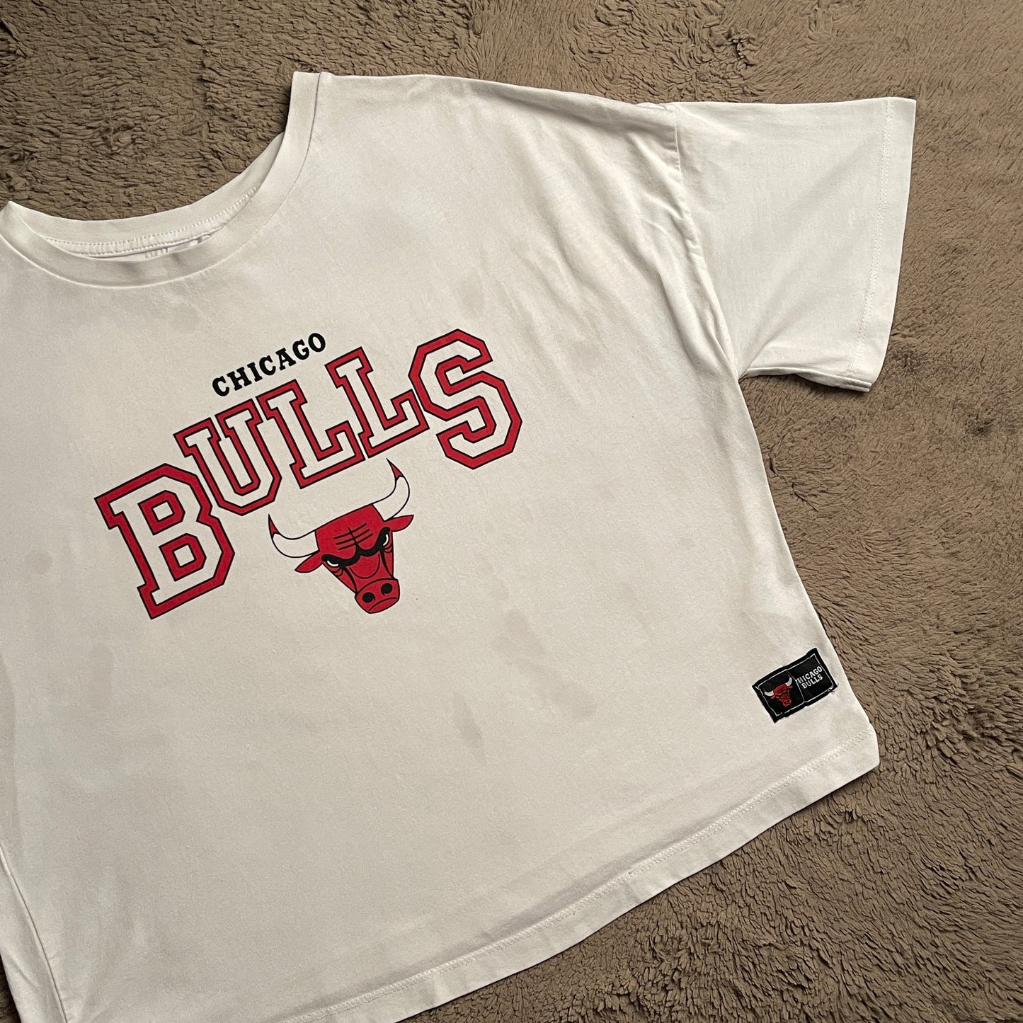 NBA Chicago Bulls Cropped Tee (L)