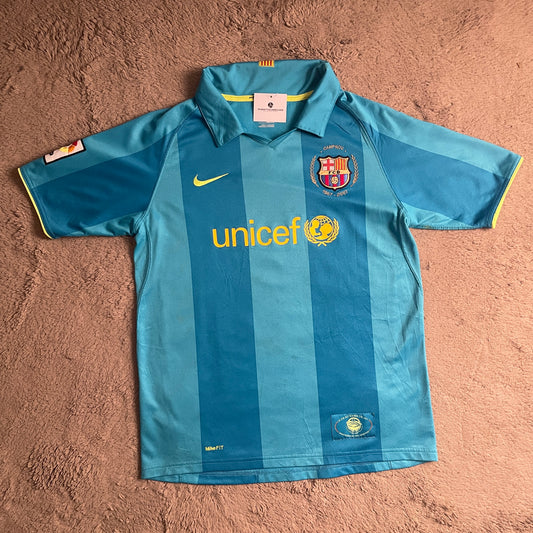Messi Nike Barcelona 2007/2008 Away Football Shirt Jersey (XL)