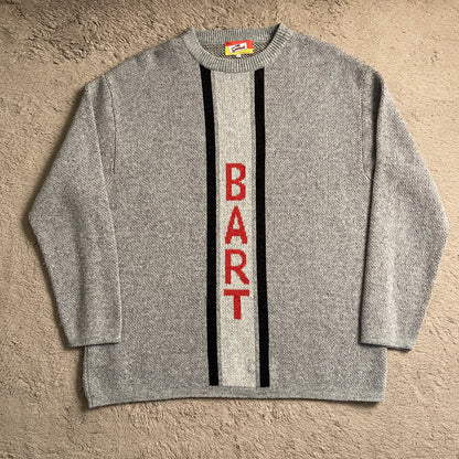 Vintage The Simpsons "Bart" Knitted Crewneck (XL)