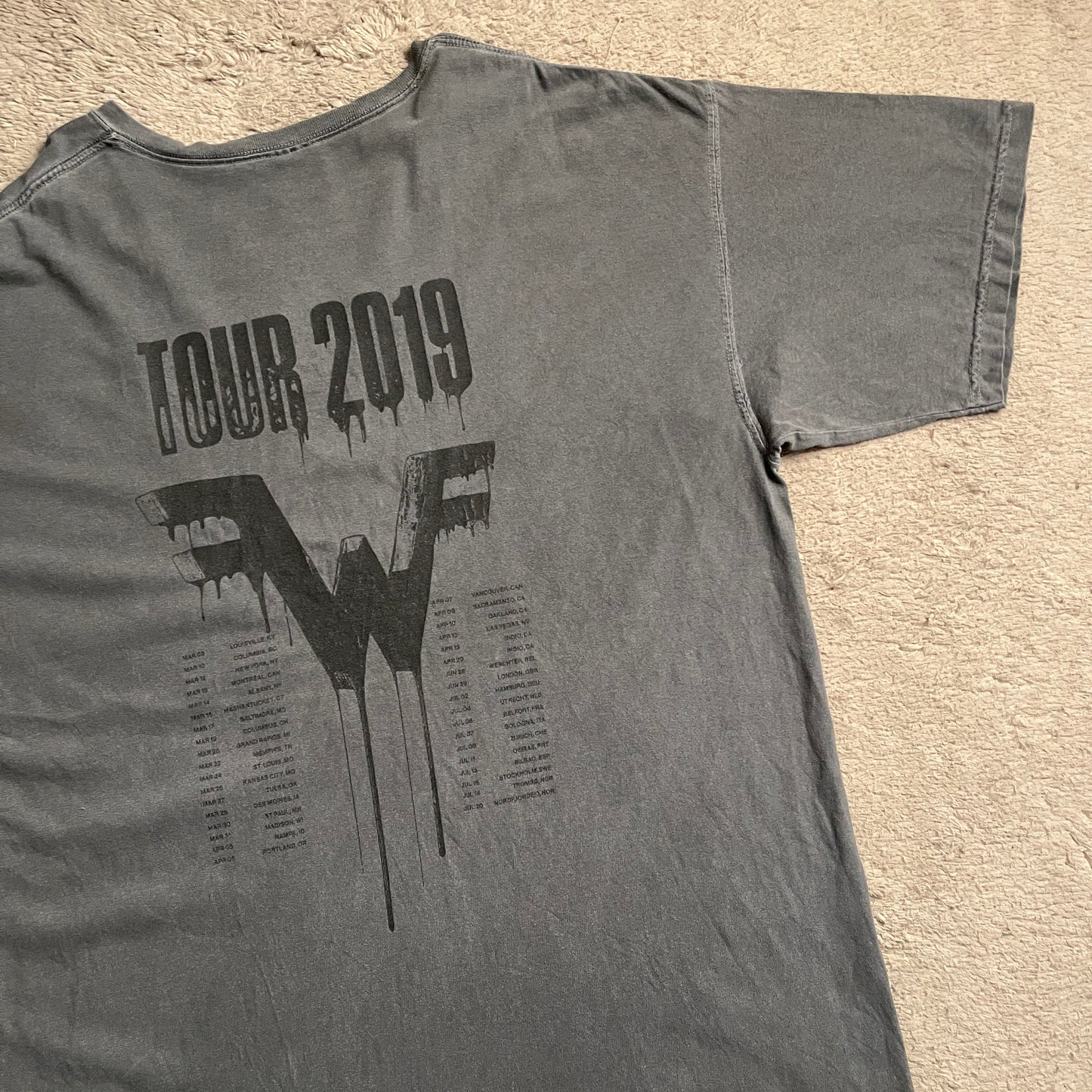 Weezer 2019 Tour Tee (2XL)