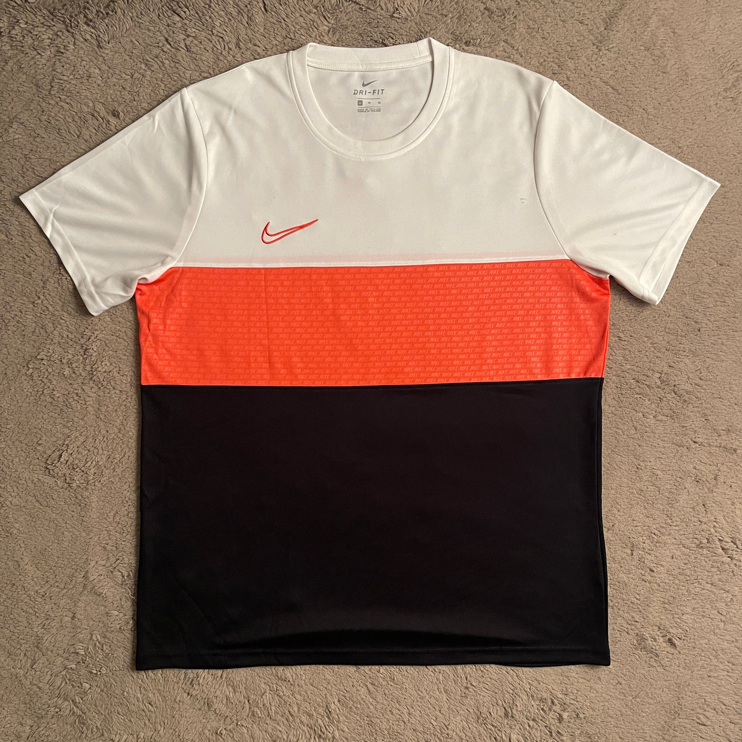 Nike Dri-FIT Tricolor (White/Pink/Black) Shirt (XL)