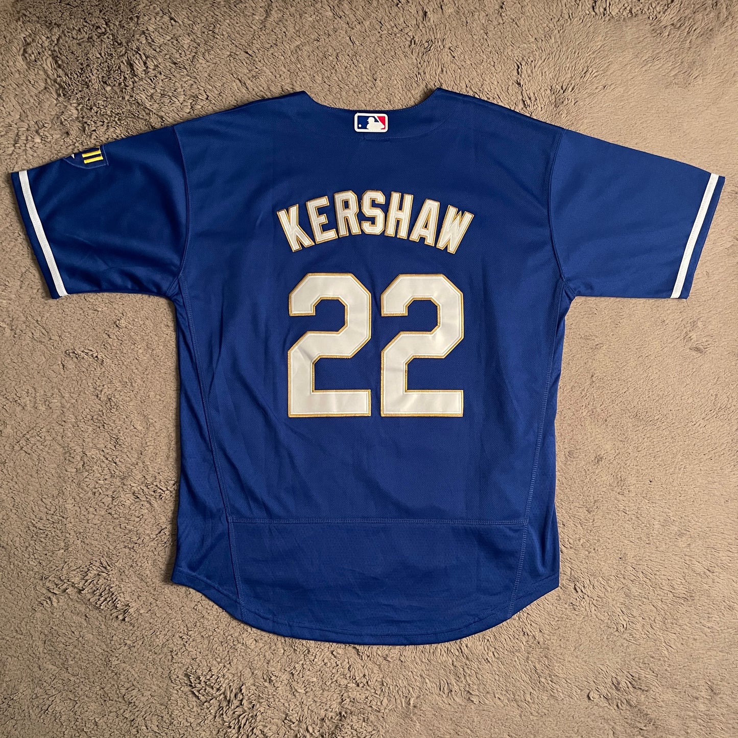 2020 MLB Champions LA Dodgers Jersey 22 Kershaw (M)
