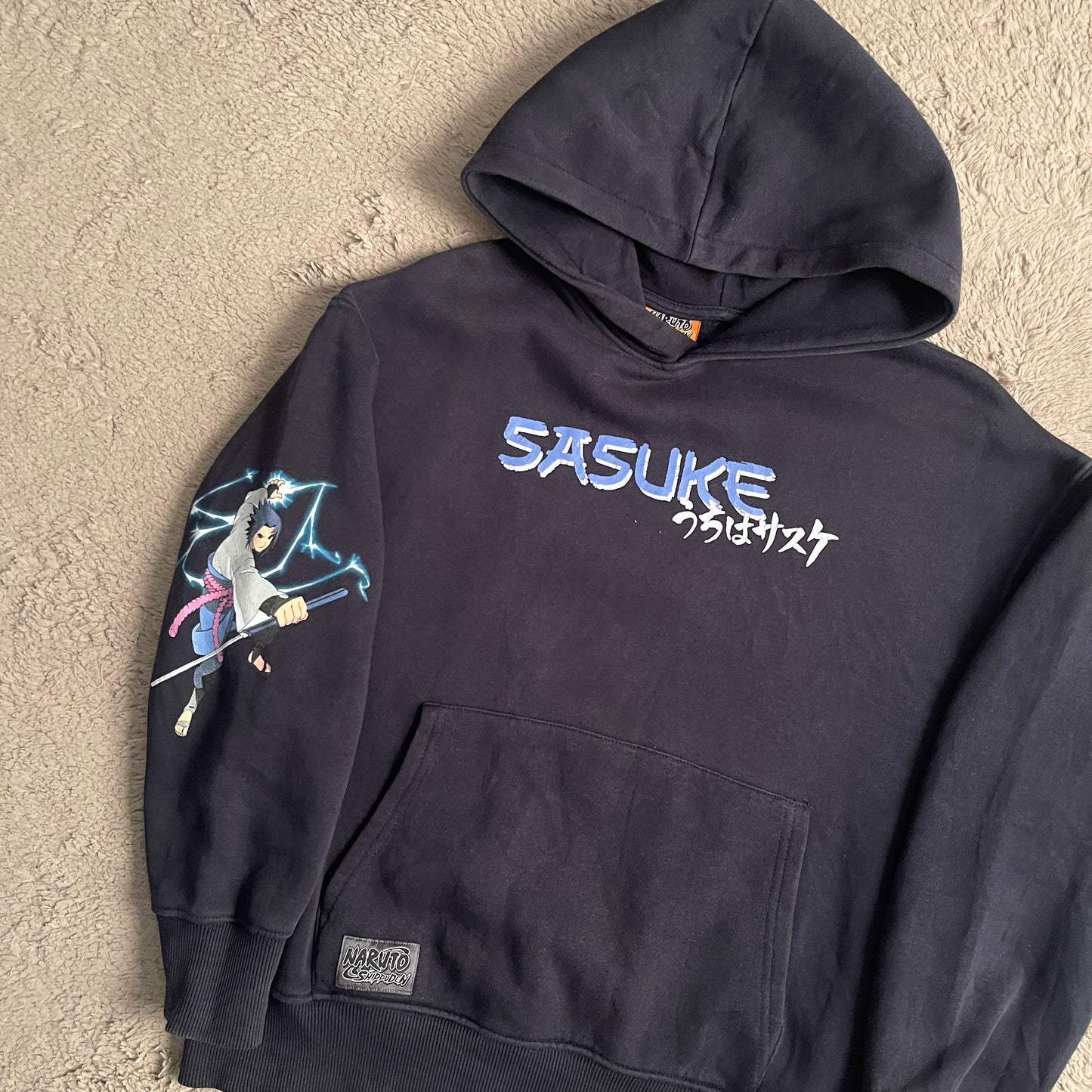 Naruto Sasuke Uchiha Thunder Hoodie (S)